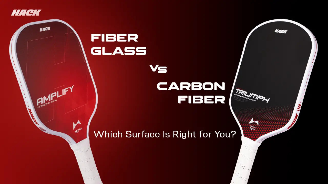Carbon Fiber vs Fiberglass Pickleball Paddle Guide