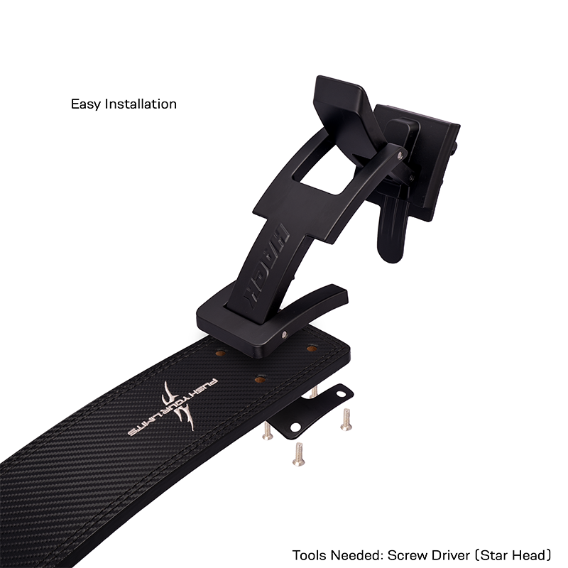 Hack Athletics Premium 13mm Lever Belt Carbon Fiber (4 Claw)