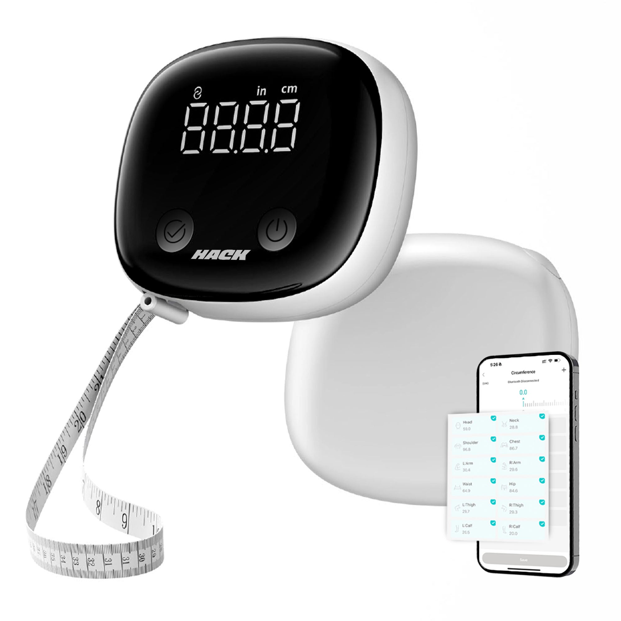 Hack Athletics Smart Body Measuring Tape