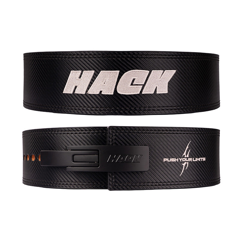 Hack Athletics Premium 13mm Lever Belt Carbon Fiber (2 Claw)