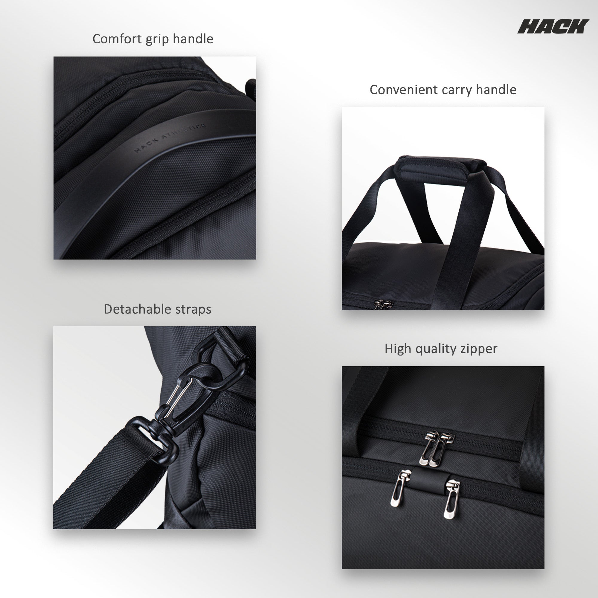 Hack Athletics 30L Duffle Gym Bag