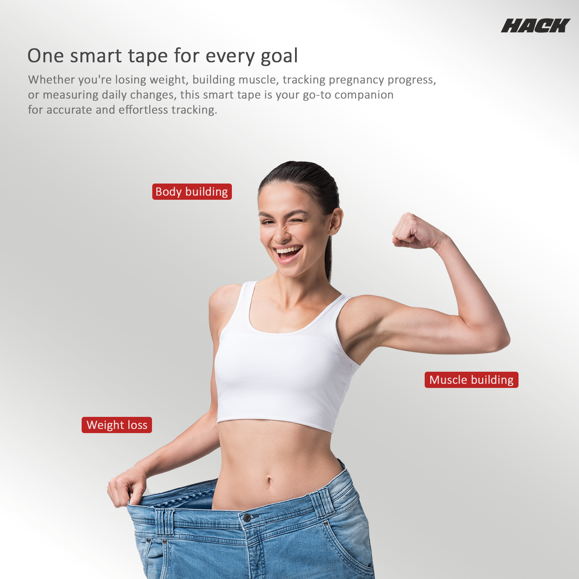 Hack Athletics Smart Body Measuring Tape