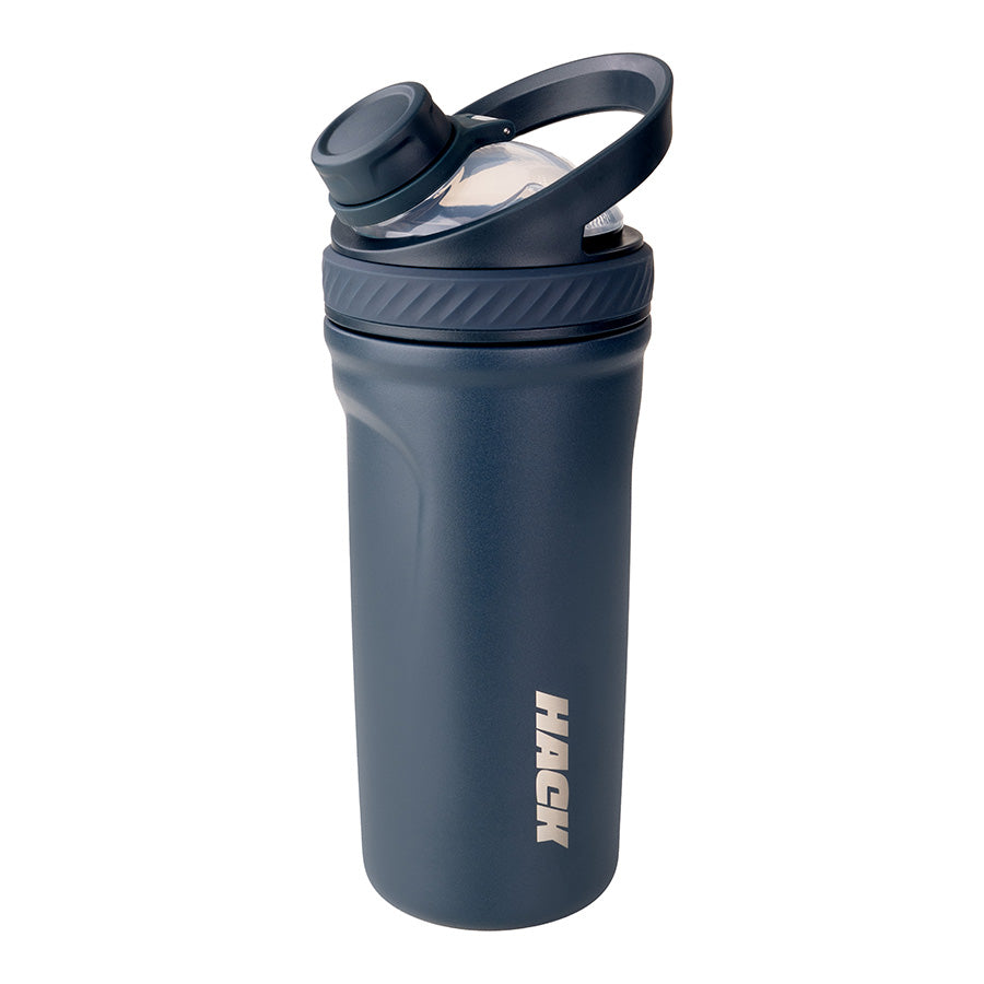Hack Athletics Premium Stainless Steel Insulated Shaker Bottles 709ML Blue
