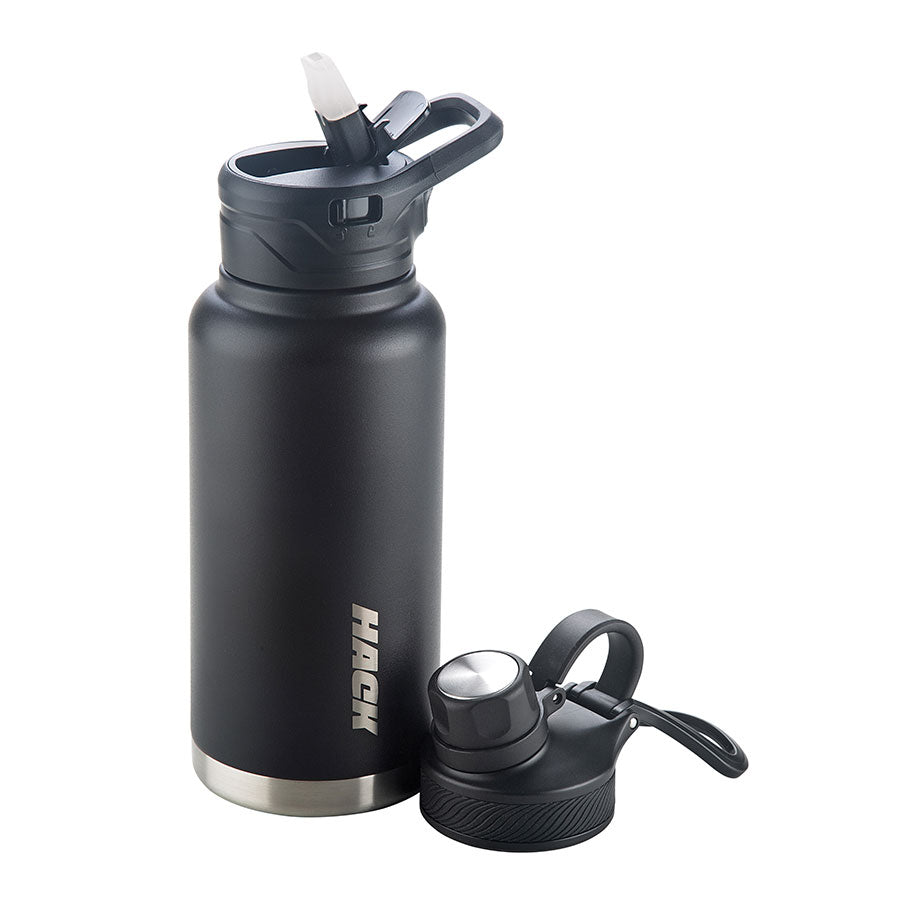 Hack Athletics Premium Hydra Water Bottle Black | 950ML