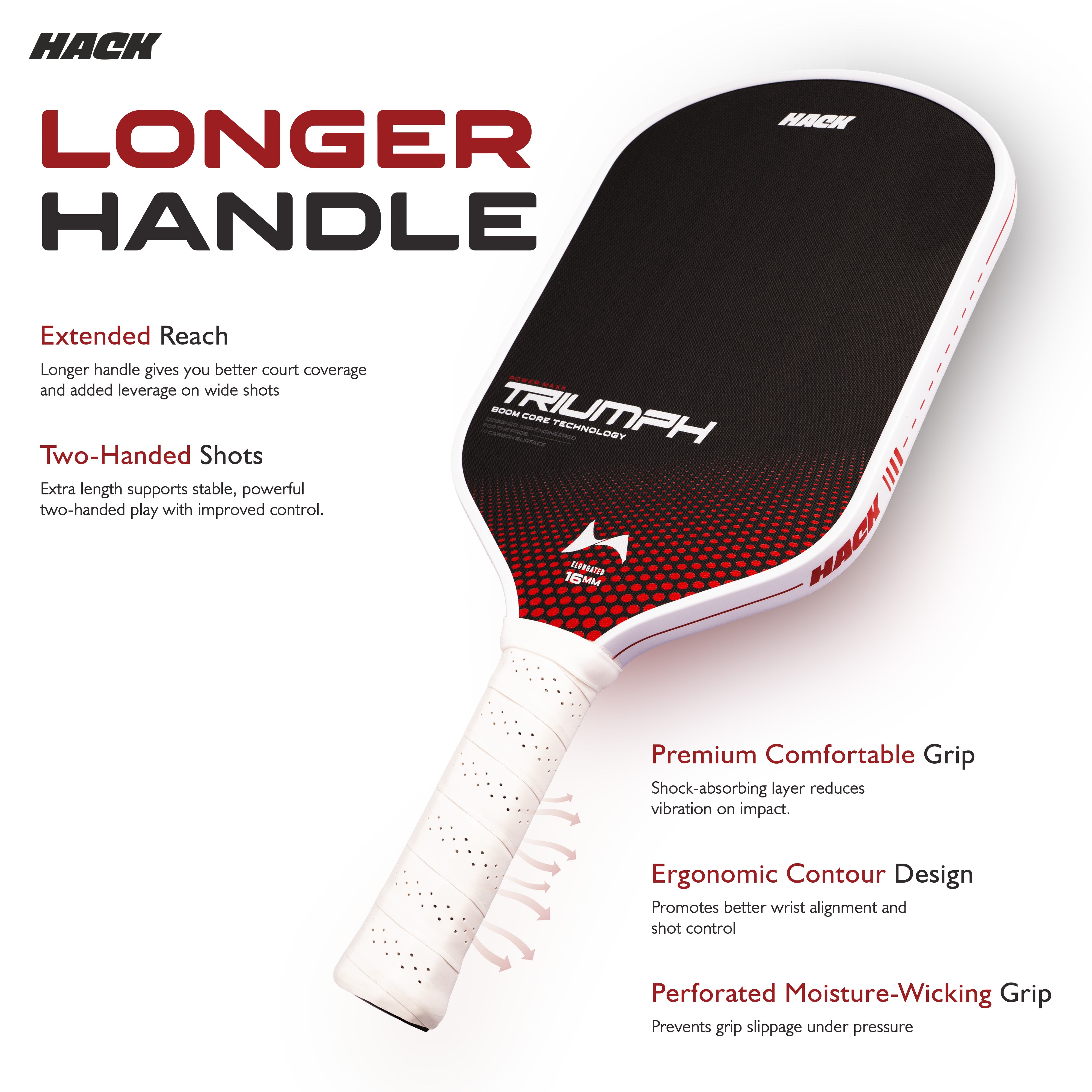 Hack Athletics Triumph Power Core Pickleball Paddle