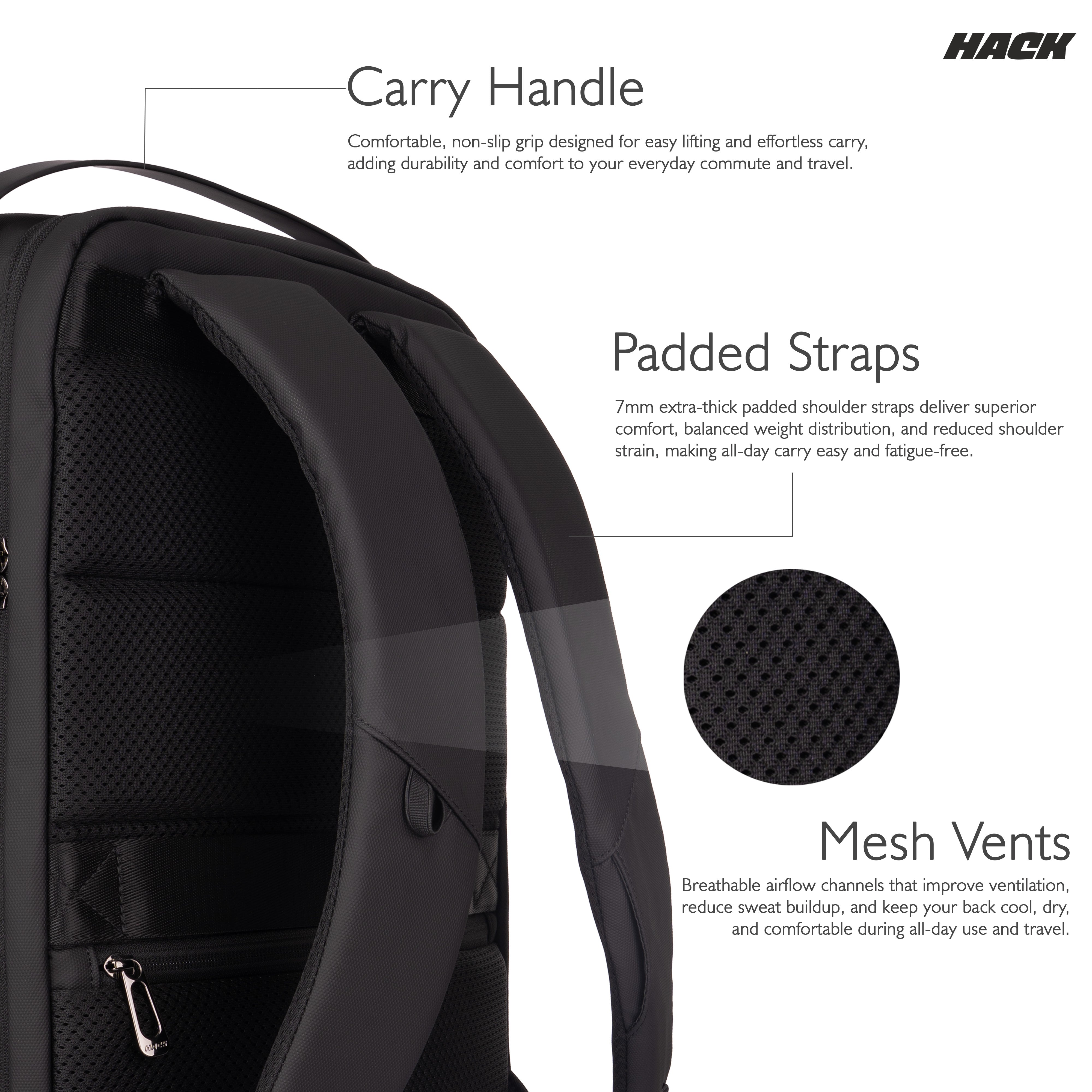 Hack Athletics Mono 30L Laptop Backpack for Work & Gym