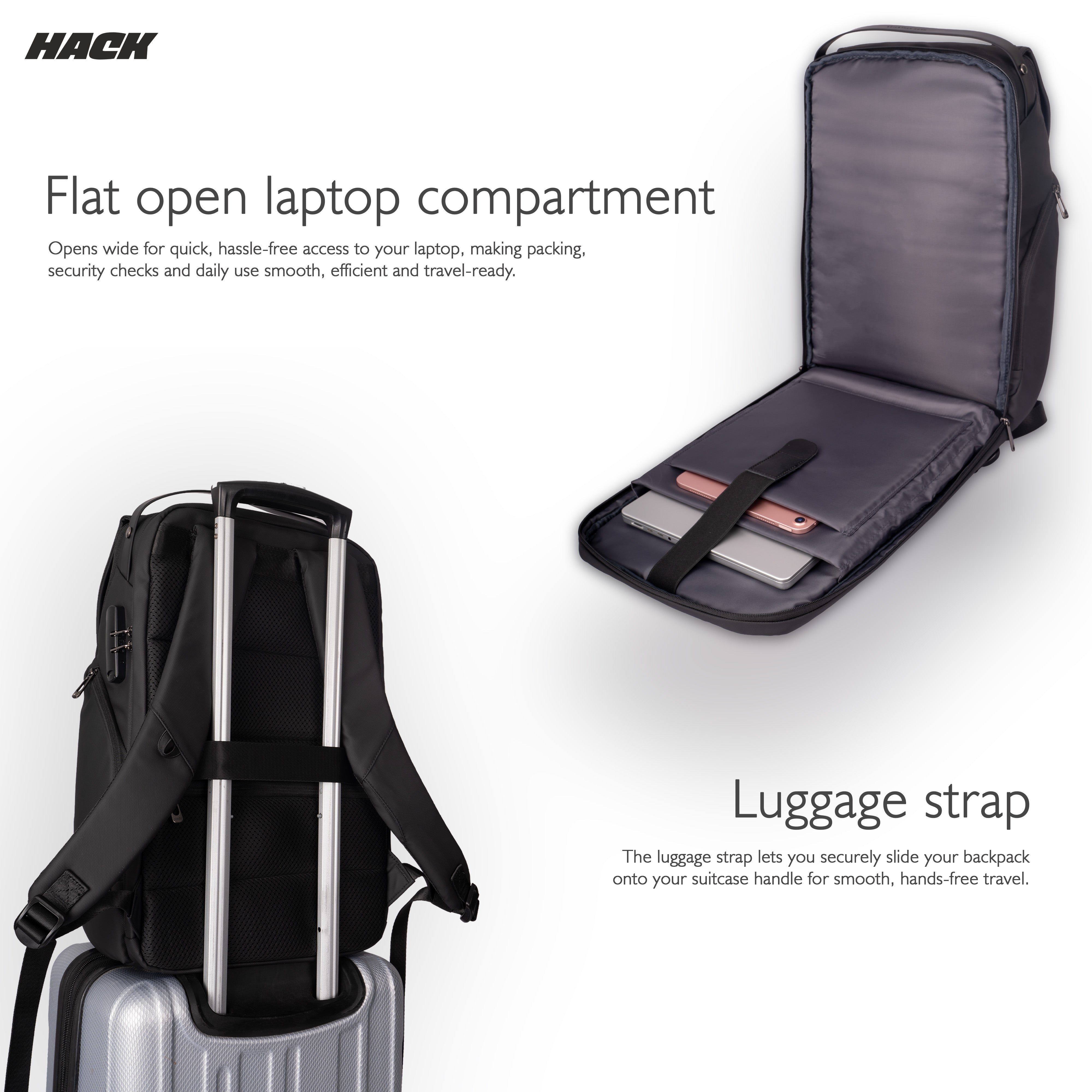 Hack Athletics Mono 30L Laptop Backpack for Work & Gym