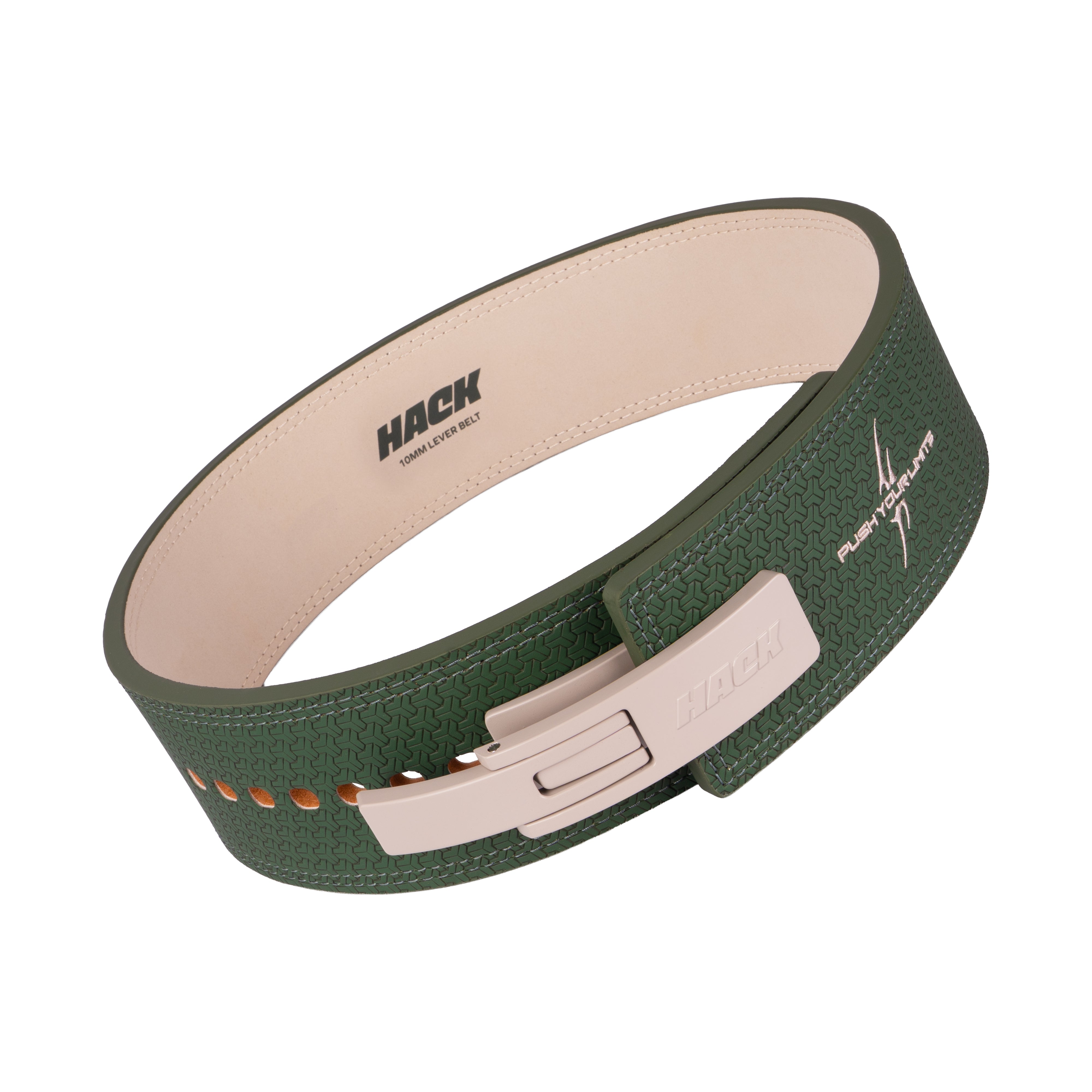 Hack Athletics Premium 10mm Lever Belt Signature Green