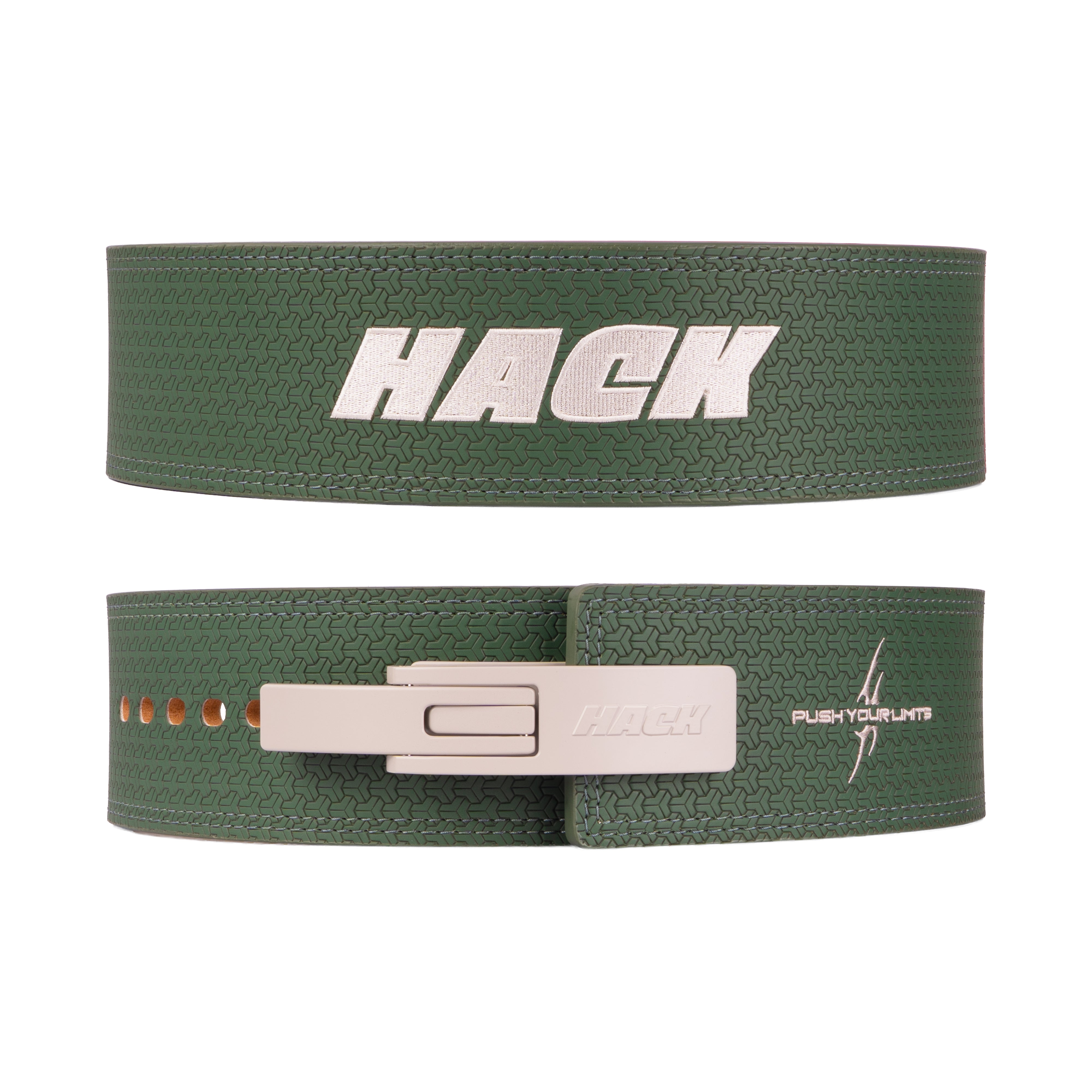 Hack Athletics Premium 10mm Lever Belt Signature Green