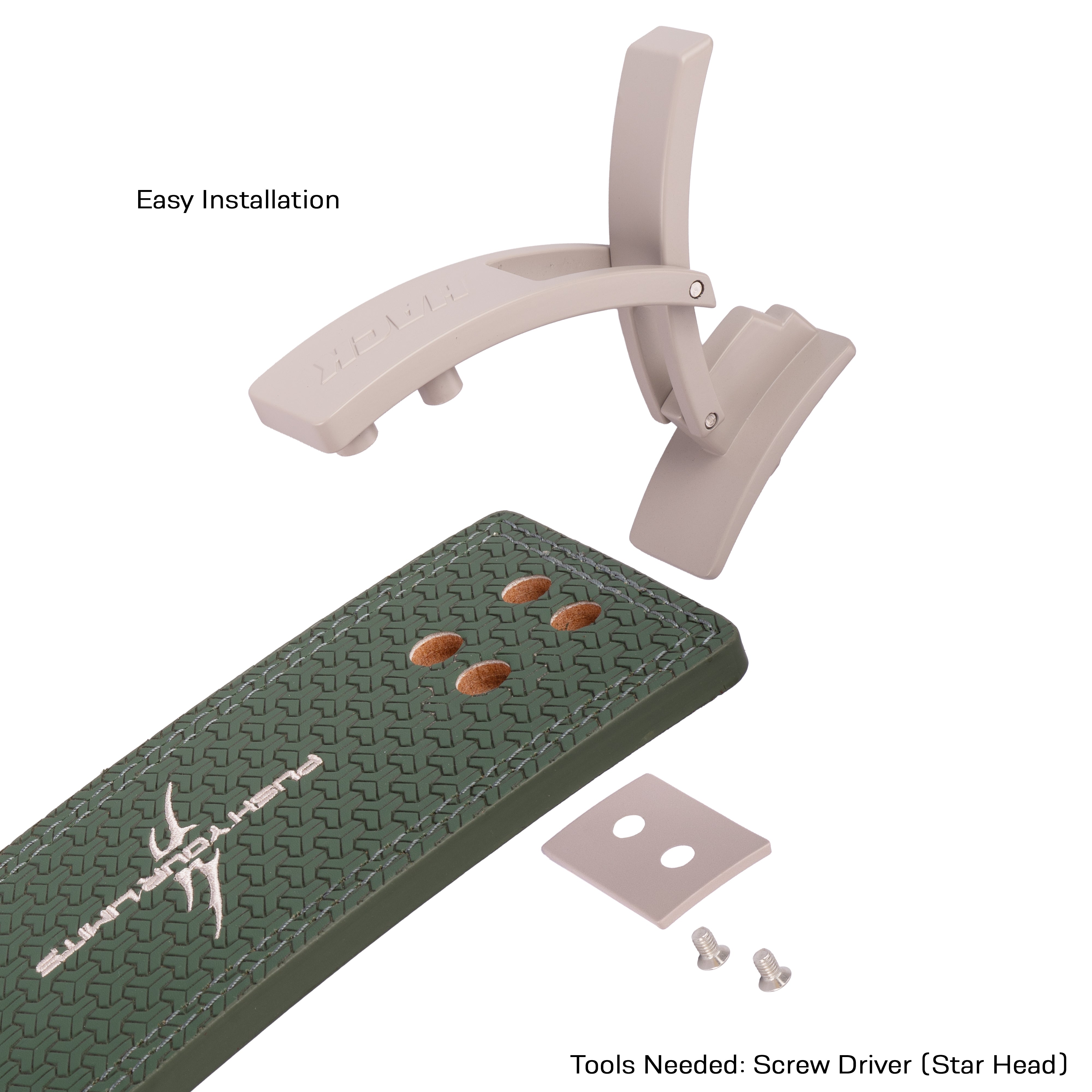 Hack Athletics Premium 10mm Lever Belt Signature Green