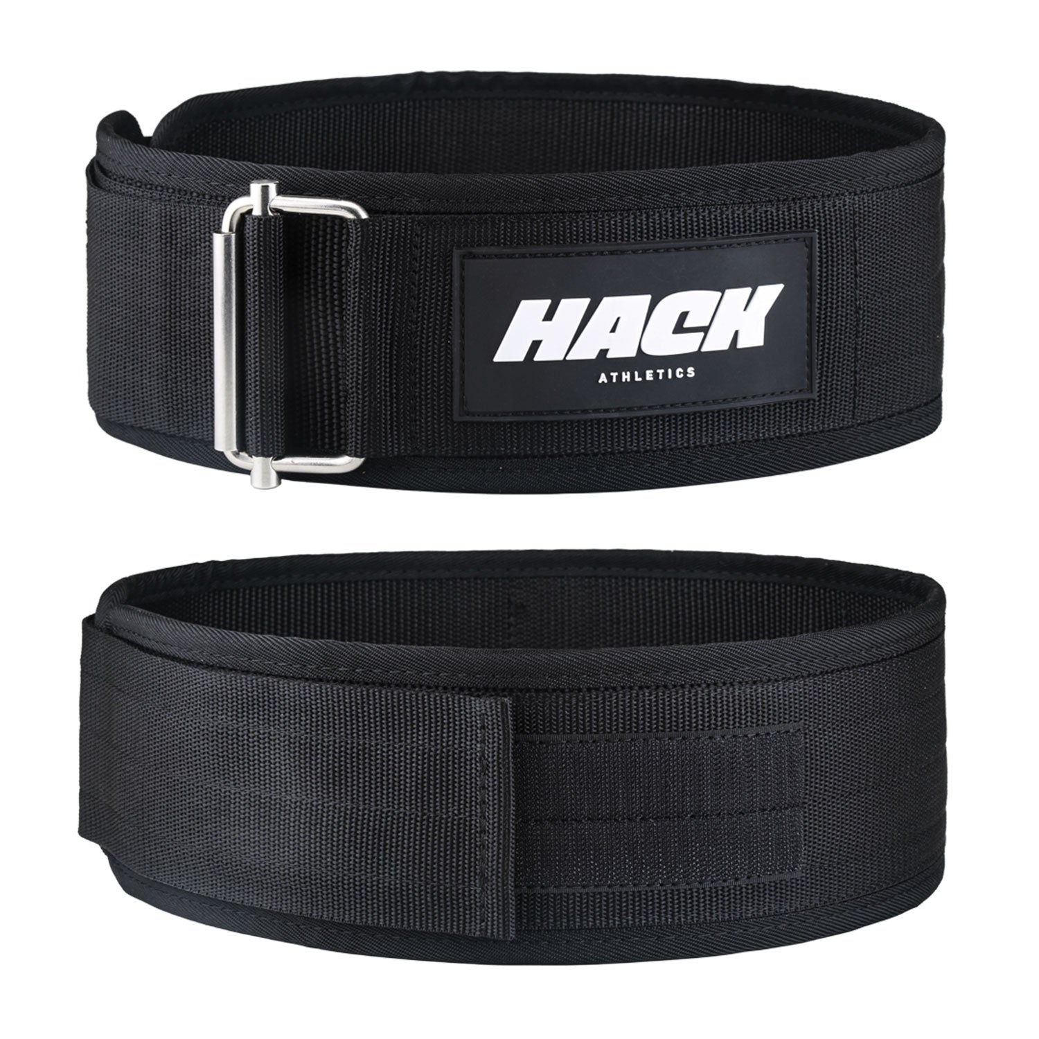 Hack Athletics Premium Quick Locking Weightlifting Belt Black