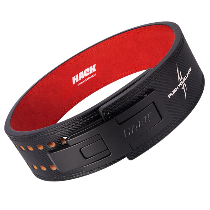 Hack Athletics Premium 13mm Lever Belt Carbon Fiber (4 Claw)